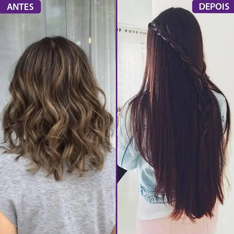 happy hair antes e depois